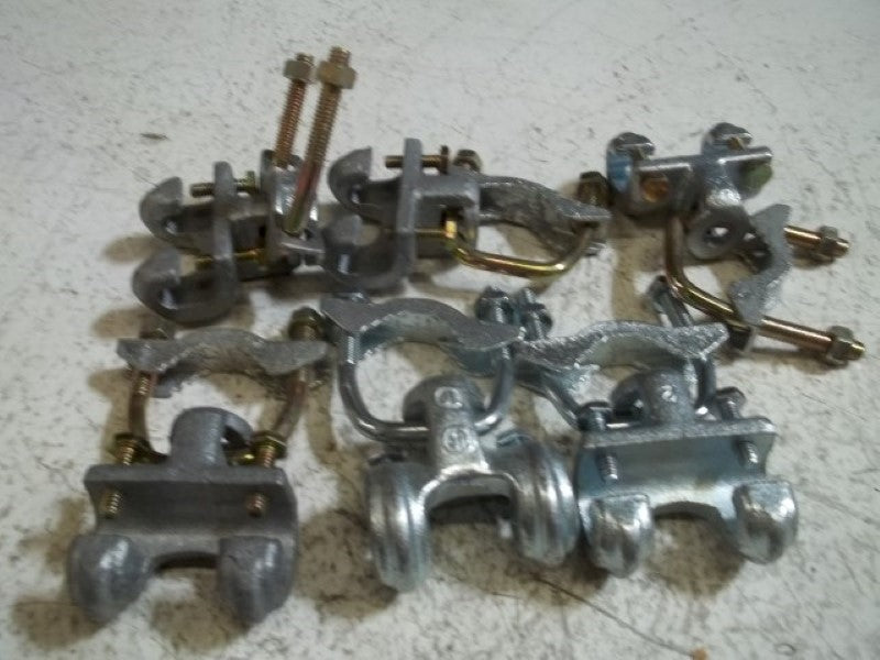 LOT OF 6 THOMAS & BETTS 6211 ADJUSTABLE CABLE CLAMP 1" - 1 1/4" *NEW IN BOX*