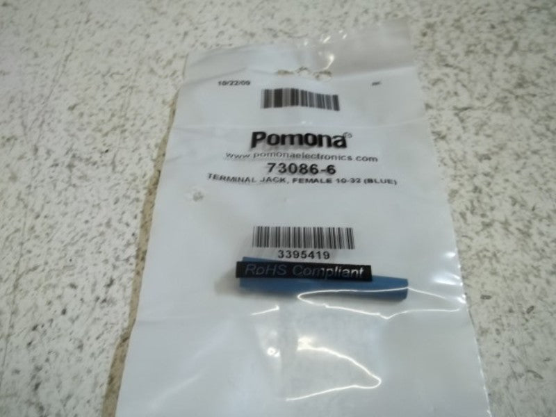 POMONA 73086-6 TERMINAL JACK FEMALE 10-32 * NEW IN FACTORY BAG *