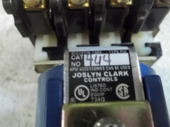 JOSLYN CLARK 4U4-130 CONTROL RELAY * NEW IN BOX *