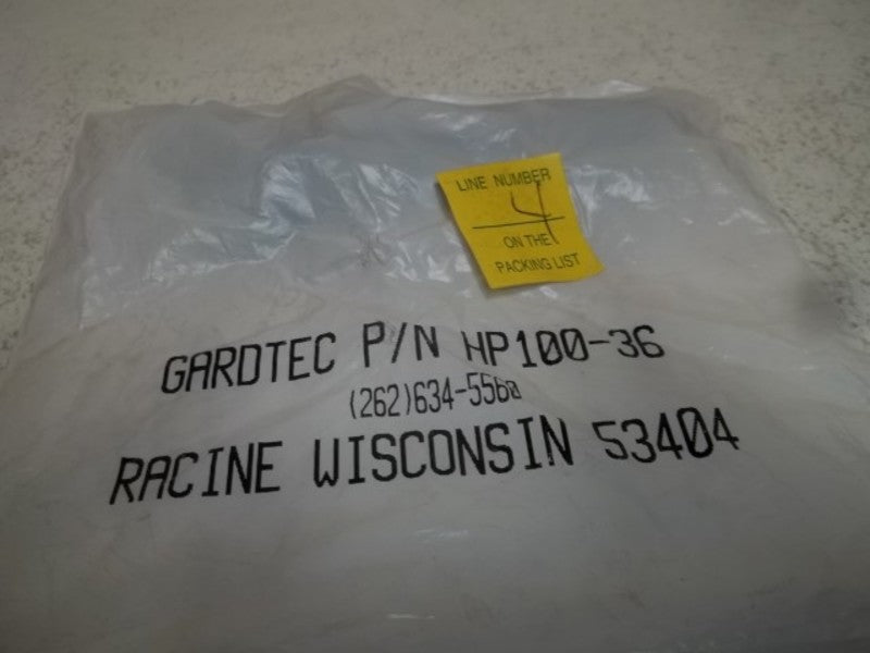 GARDTEC HP100-36 PLUG CONNECTOR STRAIGHT * NEW IN FACTORY BAG *