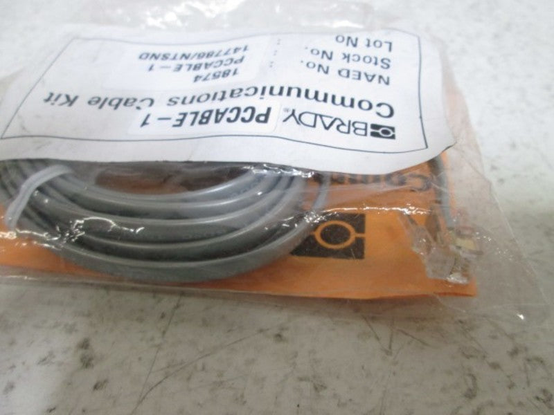 BRADY PCCABLE-1 COMMUNICATIONS CABLE * NEW IN A BAG *
