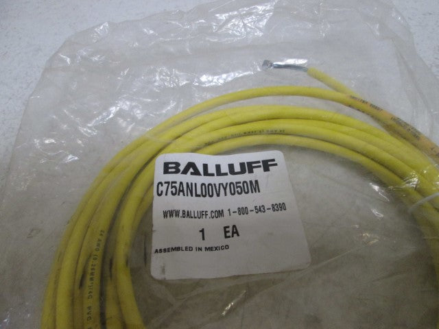 BALLUFF C75ANL00VY050M CABLE STRAIGHT NANO DC * NEW IN A BAG *