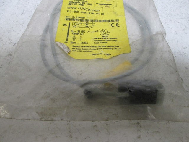 TURCK BI2-Q10S-AP6X-0.7M-PSG3M RECTANGULAR SENSOR * NEW IN A BAG *