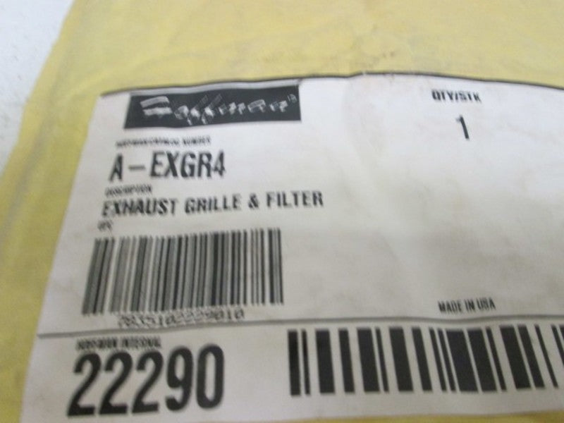HOFFMAN A-EXGR4 EXHAUST GRILLE AND FILTER * NEW IN A BAG *