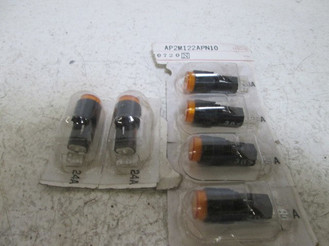 LOT OF 6 IDEC AP2M122APN10 LED LAMP 24V *NEW NEW IN FACTORY BAG*