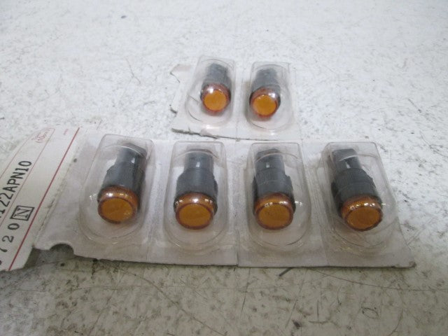 LOT OF 6 IDEC AP2M122APN10 LED LAMP 24V *NEW NEW IN FACTORY BAG*