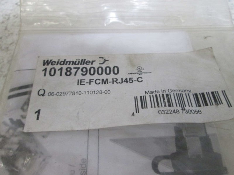 WEIDMULLER IE-FCM-RJ45-C CONNECTOR COUPLING * NEW IN A BAG *