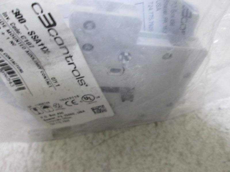 C3CONTROLS 300-SSA11X AUXILIARY CONTACT * NEW IN A BAG *