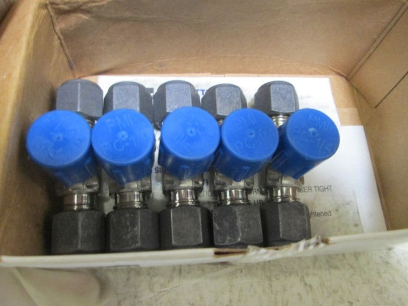 LOT OF 5 PARKER 4-4-4 SBZ-SS TEE MALE BRANCH *NEW IN BOX*
