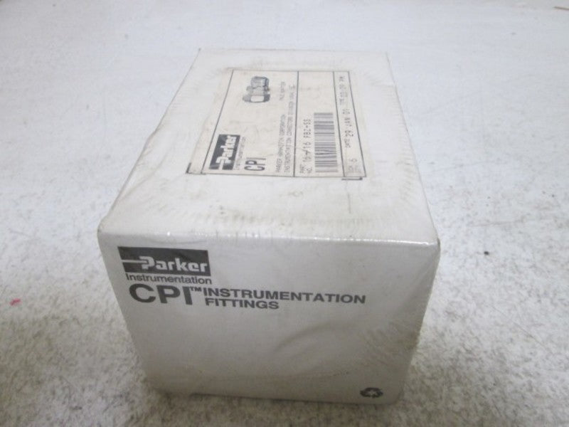 LOT OF 6 PARKER 16-16 FBZ-SS CPI FITTING *FACTORY SEALED*