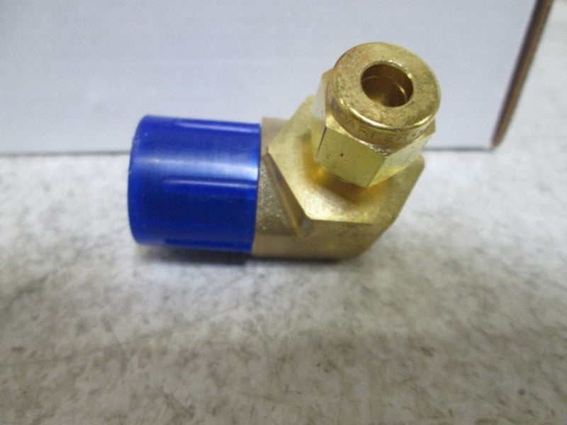 LOT OF 5 PARKER 4-8 CBZ-B BRASS MALE ELBOW *NEW IN BOX*