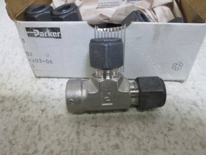 LOT OF 5 PARKER 6-4-6 MBZ-SS CPI FITTING *NEW IN BOX*
