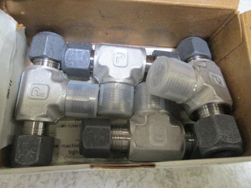 LOT OF 4 PARKER 6-6-6 SBZ-SS CPI FITTING *NEW IN BOX*
