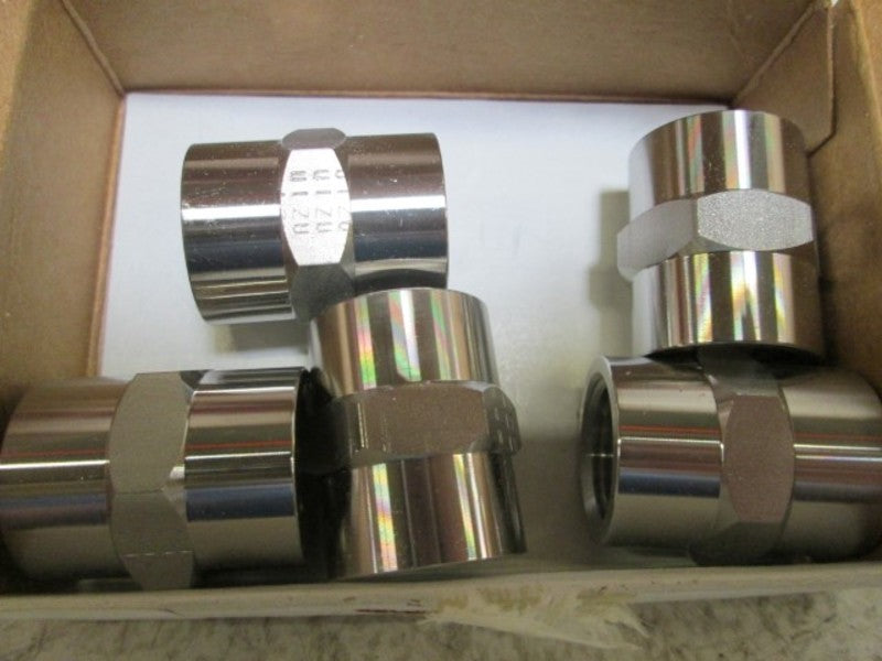 LOT OF 5 PARKER 6-6 FHC-SS FEMALE HEX COUPLING *NEW IN BOX*