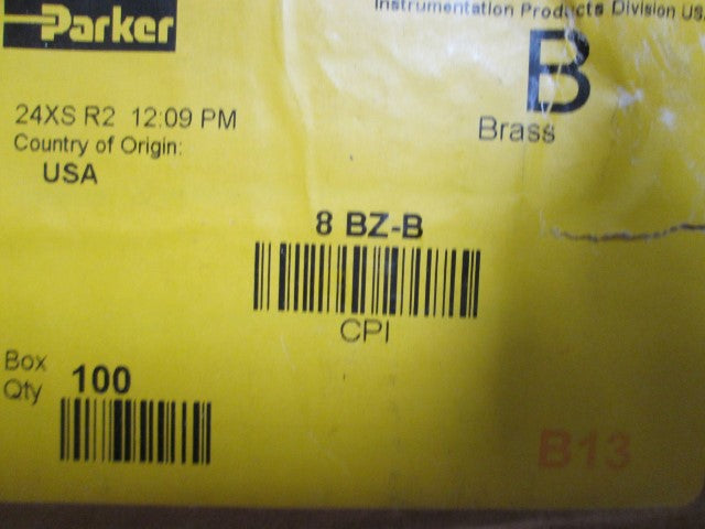 LOT OF 100 8 BZ-B CPI FITTING *NEW IN BOX*