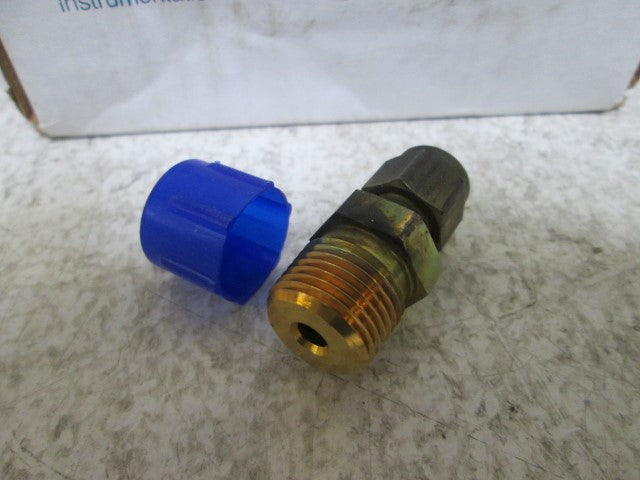 LOT OF 19 PARKER 4-6 FBZ-B CPI BRASS MALE CONNECTOR 1/4" *NEW IN BOX*