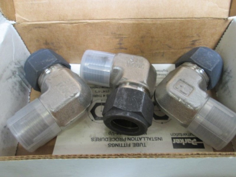 LOT OF 3 PARKER 10-8 CBZ-SS CPI MALE ELBOW *NEW IN BOX*