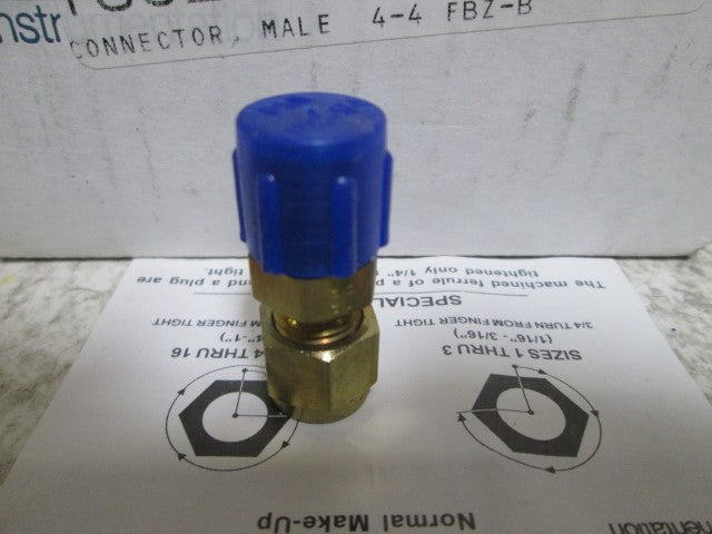 LOT OF 40 PARKER 4-4 FBZ-B CPI FITTING BRASS *NEW IN BOX*