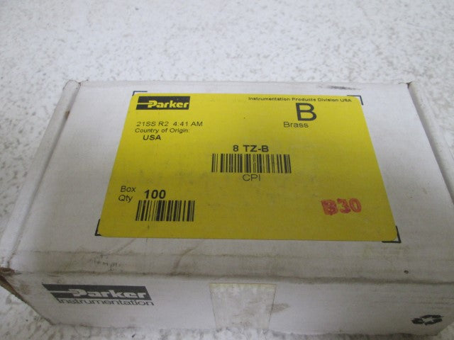 LOT OF 100 PARKER 8 TZ-B FERRULE *NEW IN BOX*