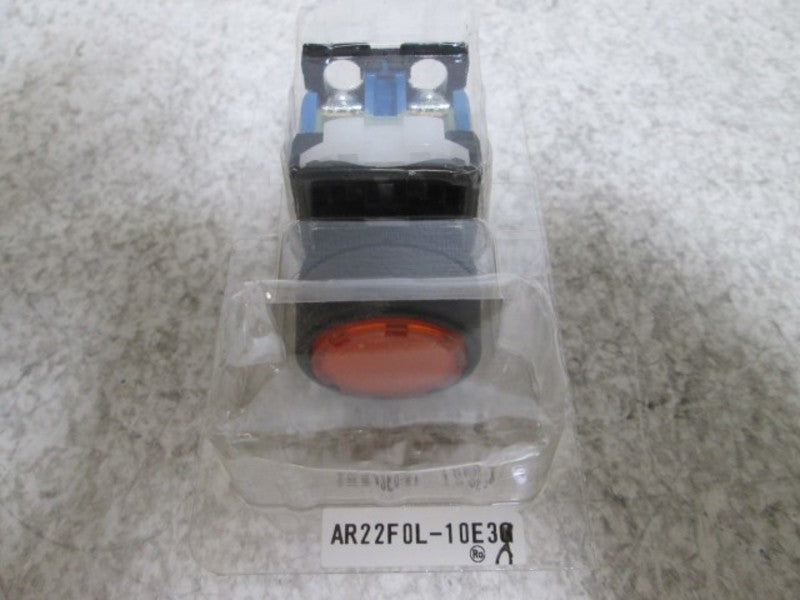 FUJI AR22F0L-10E3A PUSHBUTTON AMBER * ORIGINAL PACKAGE *