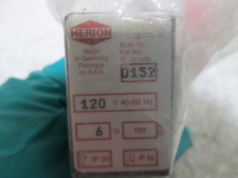 HERION 0152 COIL 120V * NEW IN A BAG *