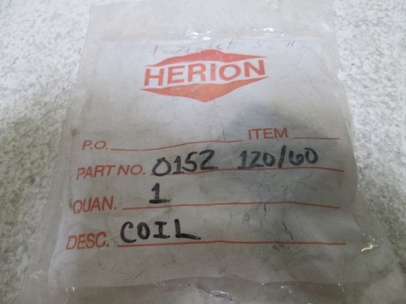 HERION 0152 COIL 120V * NEW IN A BAG *