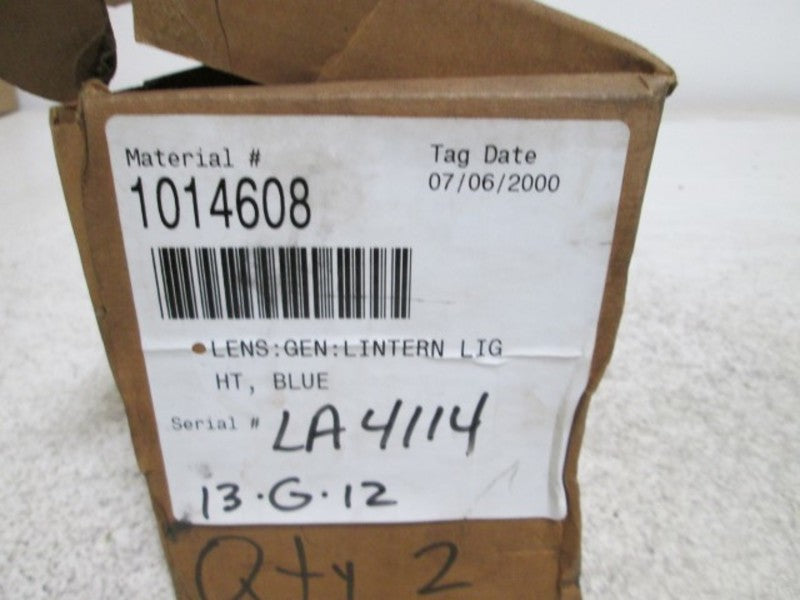 LOT OF 2 1014608 LINTERN LENS BLUE *NEW IN BOX*