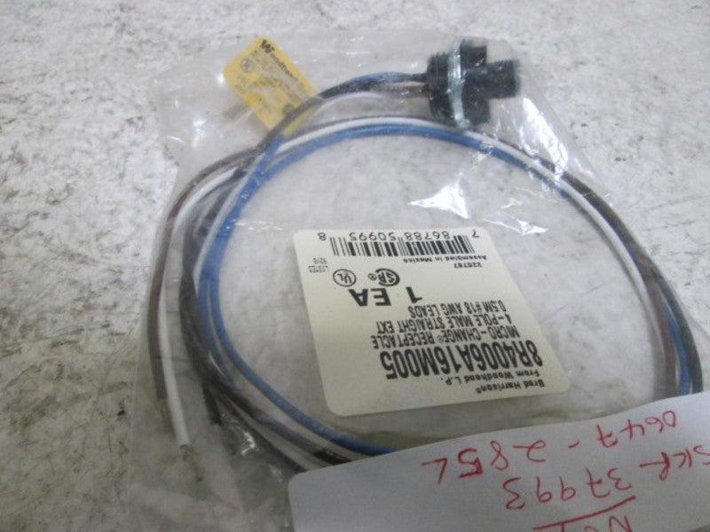 BRAD HARRISON 8R4006A16M005 MICRO-CHANGE 4-POLE MALE * NEW IN A BAG *