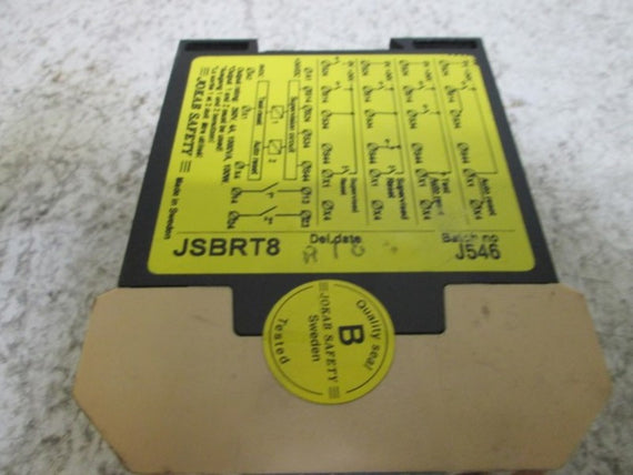 JOKAB JSB RT8 SAFETY RELAY 24VDC * NEW NO BOX *