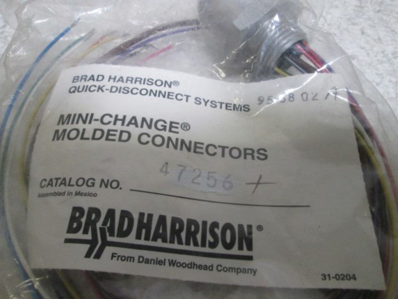 BRAD HARRISON 47256+ MINI-CHANGE MOLDED CONNECTOR * NEW IN A BAG *