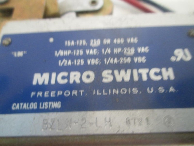 LOT OF 3 MICROSWITCH BZLN-2-LH PREWIRED ENCLOSED SWITCH *NEW NO BOX*