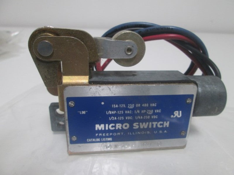 LOT OF 3 MICROSWITCH BZLN-2-LH PREWIRED ENCLOSED SWITCH *NEW NO BOX*