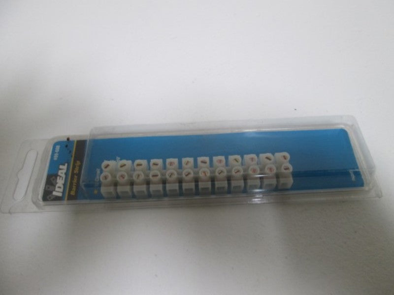 LOT OF 10 IDEAL 89-608 BARRIER STRIP TERMINAL BLOCK *ORIGINAL PACKAGE*