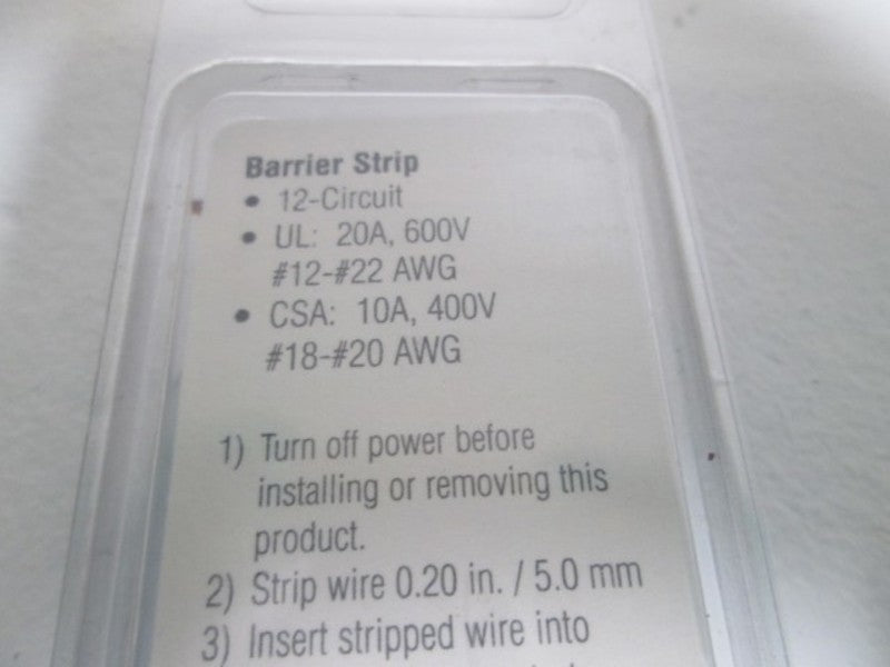 LOT OF 10 IDEAL 89-608 BARRIER STRIP TERMINAL BLOCK *ORIGINAL PACKAGE*