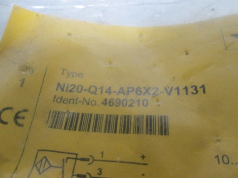 TURCK Ni20-Q14-AP6X2-V1131 RECTANGULAR SENSOR * NEW IN FACTORY BAG *