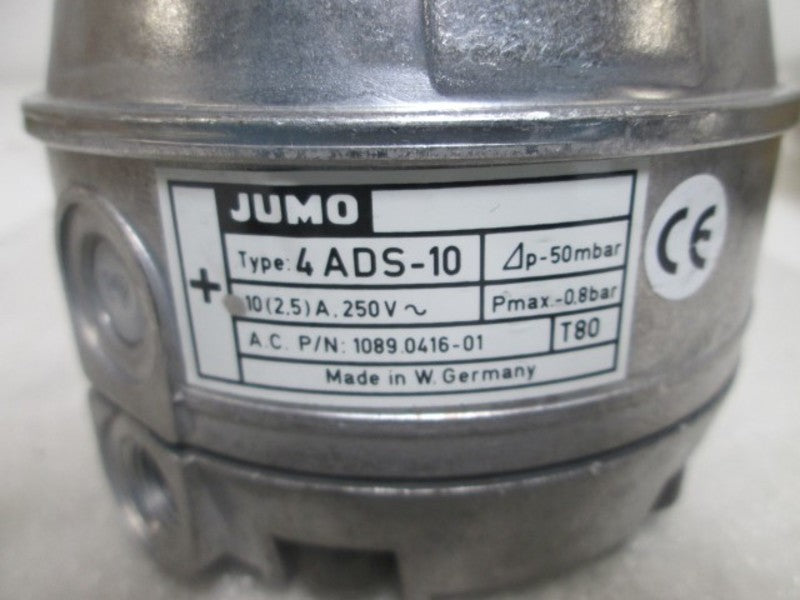 JUMO 4ADS10 PRESSURE AND DIFFERENTIAL PRESSURE SWITCH * NEW IN BOX