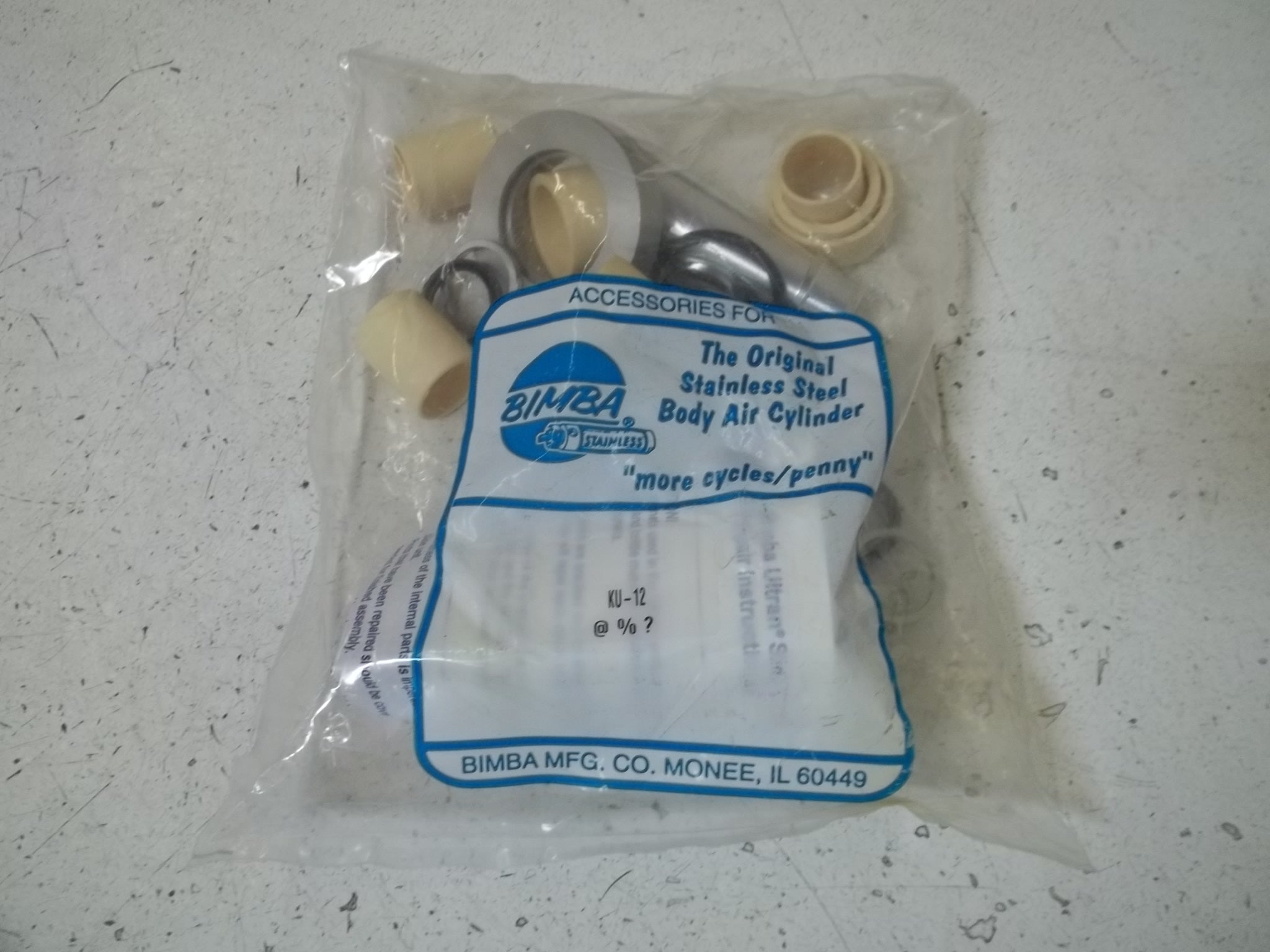 BIMBA KU-12 REPAIR KIT * NEW IN A FACTORY BAG *