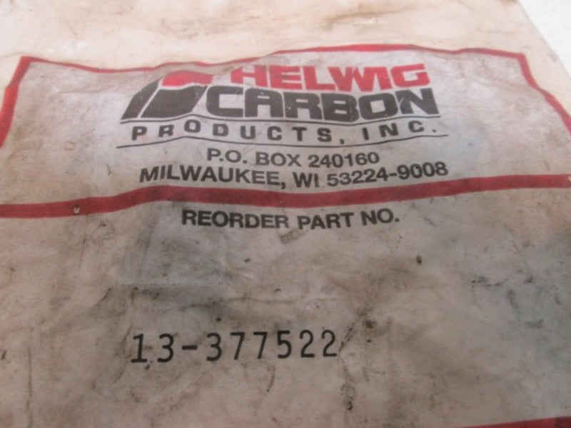 LOT OF 4 HELWIG CARBON 13-377522 CARBON BRUSH *NEW IN A BAG*