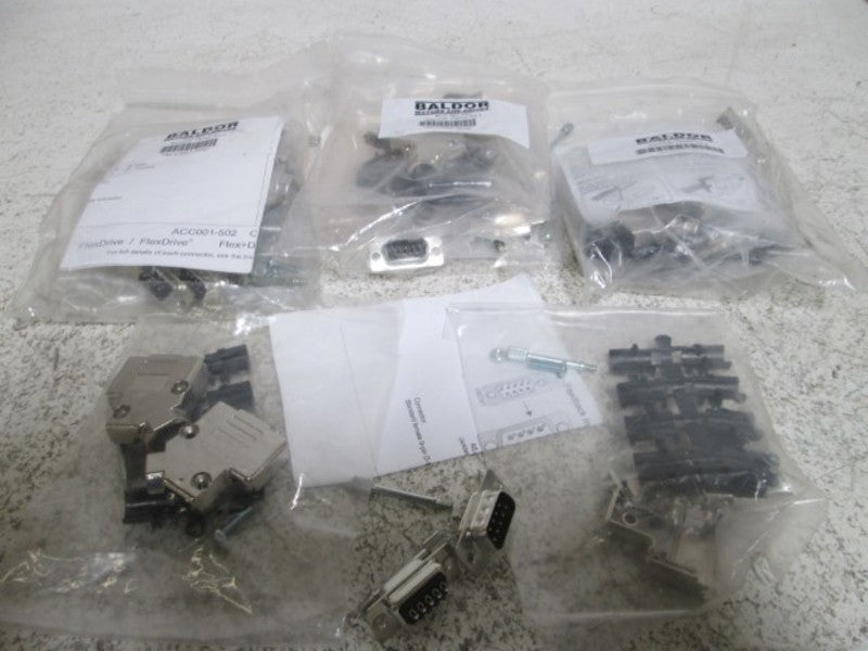 LOT OF 4 BALDOR ACC001-502 RESOLVER OPTION KIT 2 *NEW IN A BAG*