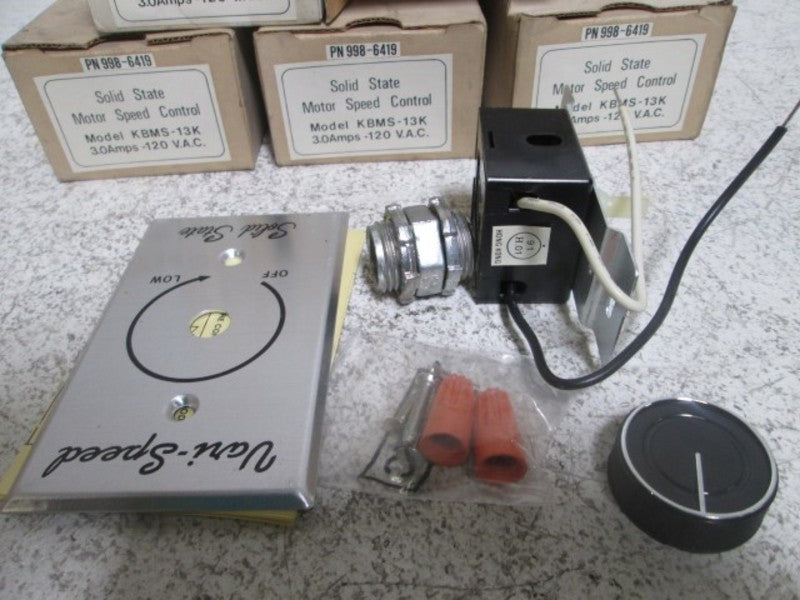 LOT OF 5 KB ELECTRONICS KBMS-13K CONTROL MOTOR SPEED *NEW IN BOX*