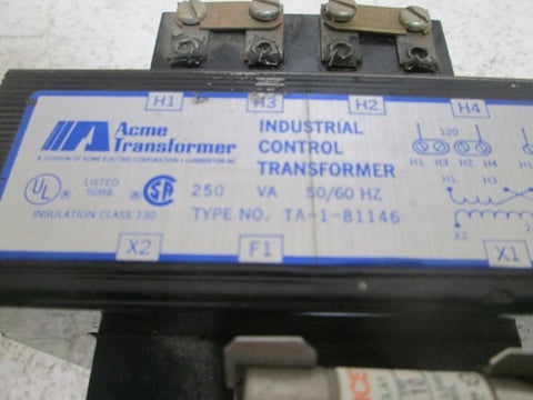 ACME TA-1-81146 INDUSTRIAL CONTROL TRANSFORMER * USED *