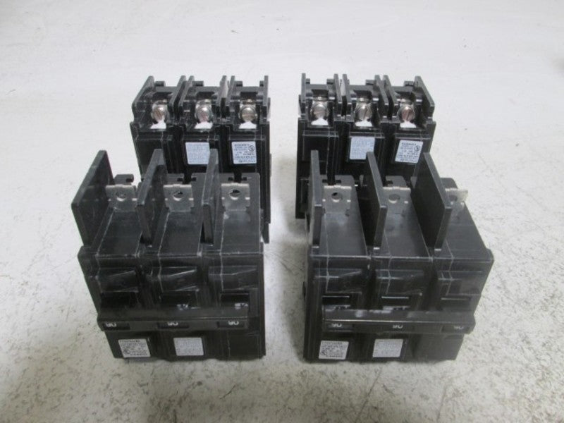 LOT OF 4 SIEMENS BQ3B090 CIRCUIT BREAKER 3 POLE 90AMP *NEW IN BOX*
