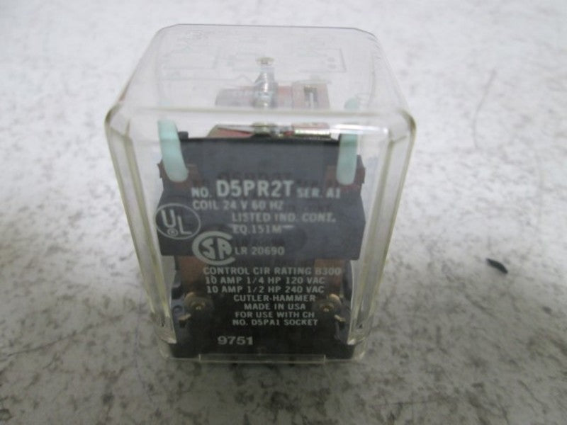LOT OF 2 D5PR2T RELAY 24VAC *NEW IN BOX*
