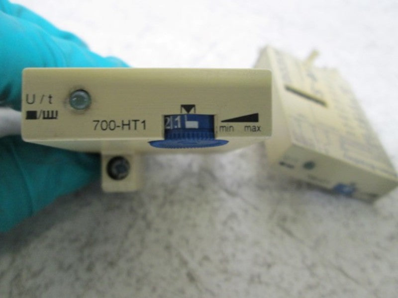 LOT OF 2 ALLEN BRADLEY 700-HT1 TIMER ATTACHMENT FOR RELAY *USED*