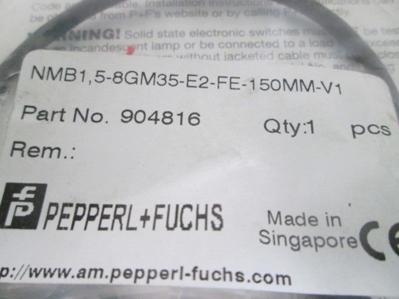 PEPPERL+FUCHS NMB1,5-8GM35-E2-FE-150MM-V1 SENSOR * NEW IN FACTORY BAG *
