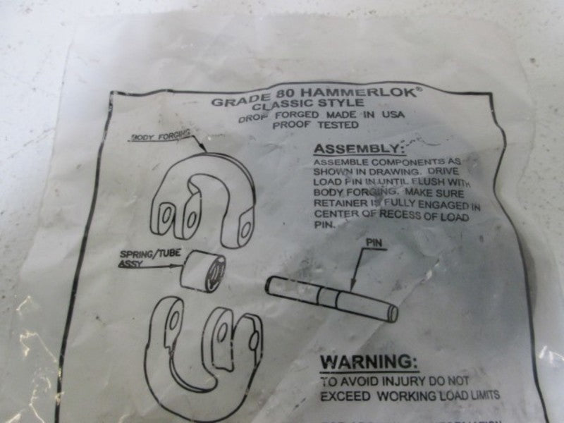 COLUMBUS 664028-2 9/32" HAMMERLOK ASSEMBLY CLASSIC * FACTORY BAG *