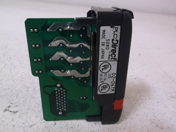 PLC DIRECT D2-04TR OUTPUT MODULE RELAY 4POINT * USED *