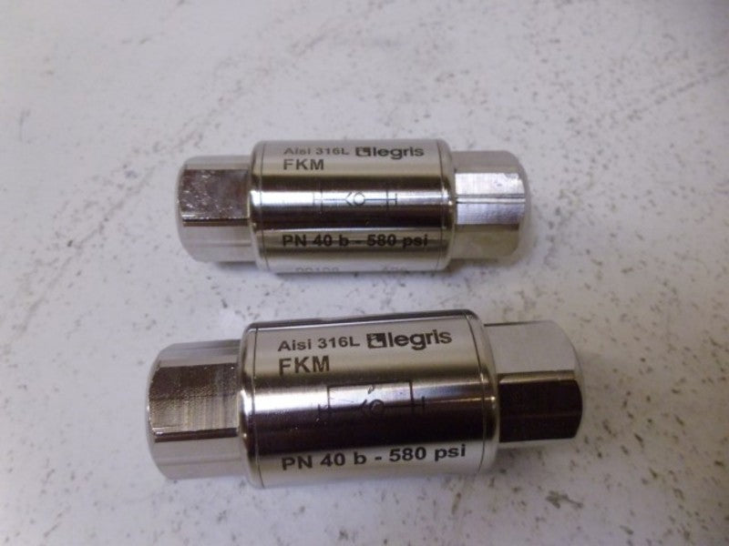 LOT OF 2 LEGRIS 4895 18 18 VALVE *NEW IN BOX*