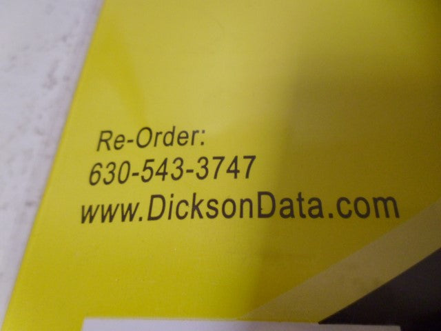 DICKSON C481 CHARTS 8" * NEW IN ORIGINAL PACKAGE *