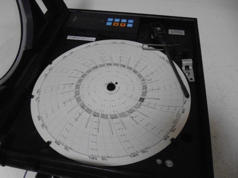 HONEYWELL DR45AT-1000-00-000-0-000P0E-0 CIRCULAR CHART RECORDER * USED *